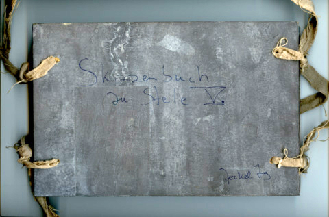 Jockel-Heenes,-Skizzenbuch-zu-Stele-V